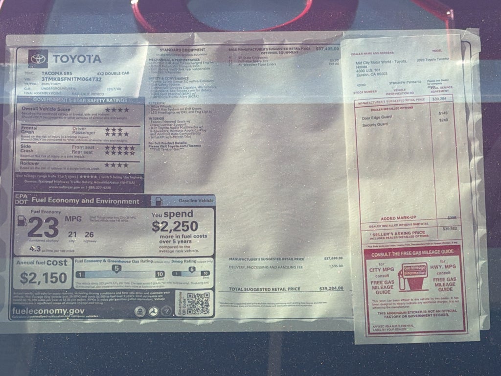 2026 Toyota Tacoma SR5