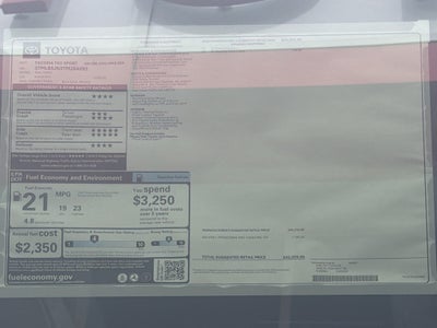 2026 Toyota Tacoma TRD Sport