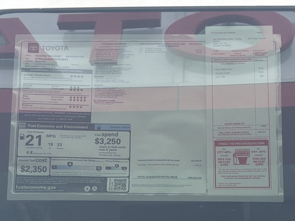 2026 Toyota Tacoma TRD Sport