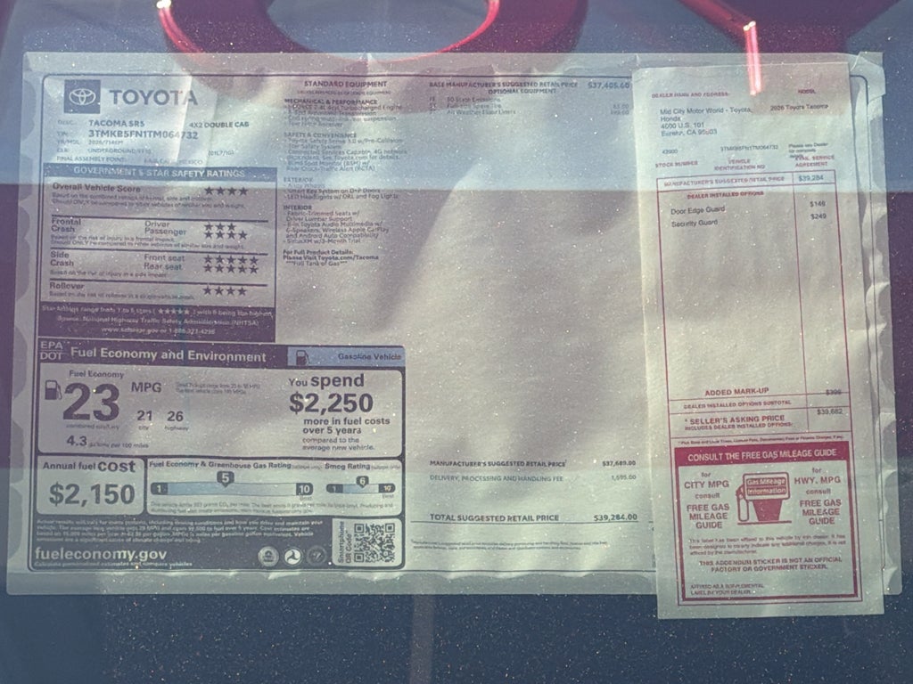 2026 Toyota Tacoma SR5