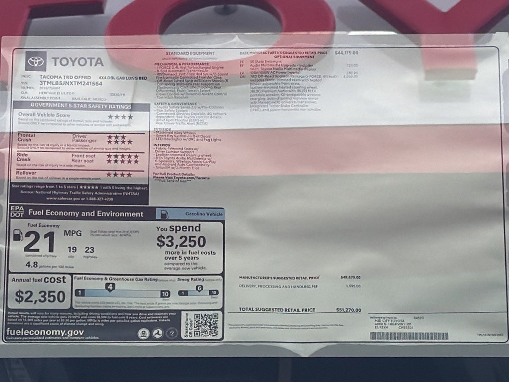 2026 Toyota Tacoma TRD Off-Road