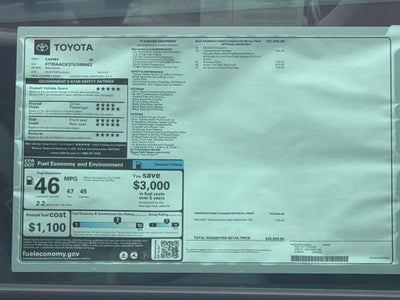 2026 Toyota Camry SE