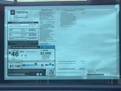 2026 Toyota Camry XSE