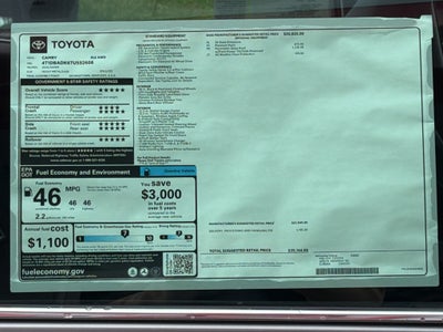 2026 Toyota Camry XLE