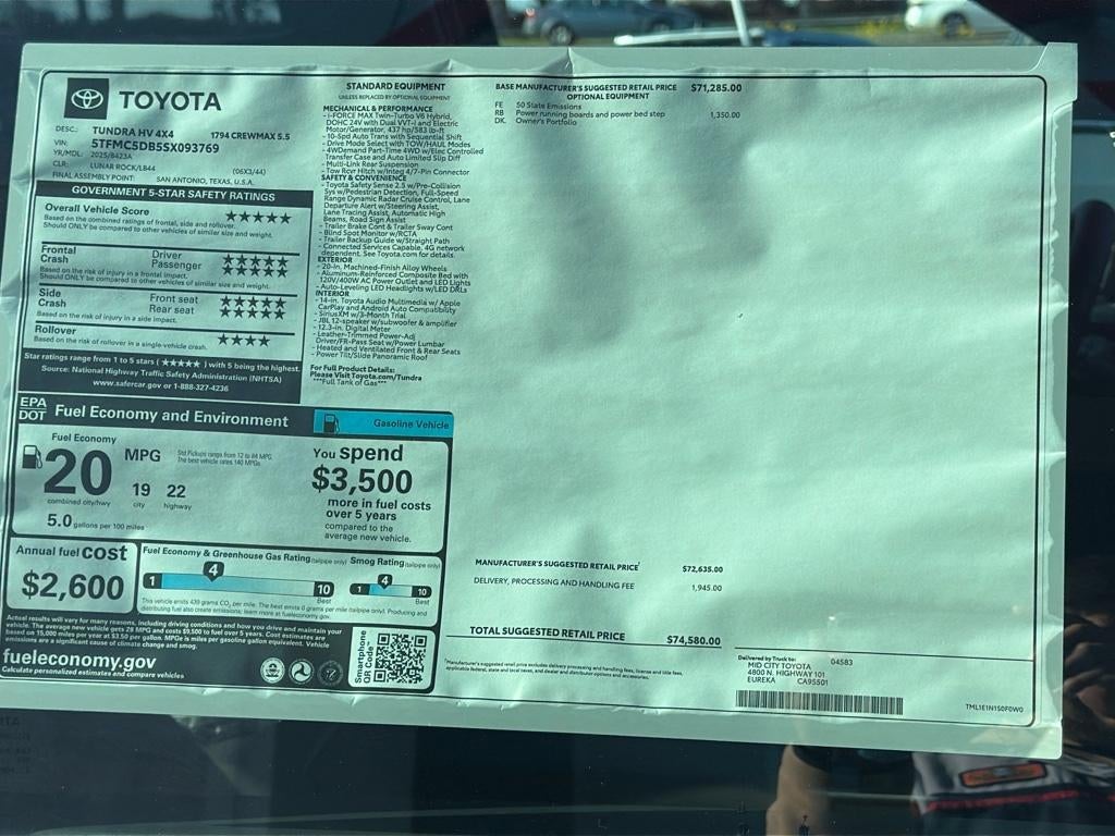 2025 Toyota Tundra i-FORCE MAX 1794 Edition i-FORCE MAX