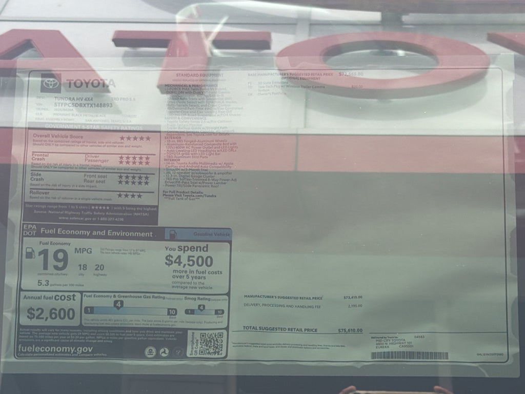 2026 Toyota Tundra i-FORCE MAX TRD Pro
