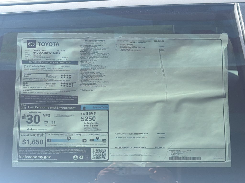2026 Toyota Corolla Cross LE