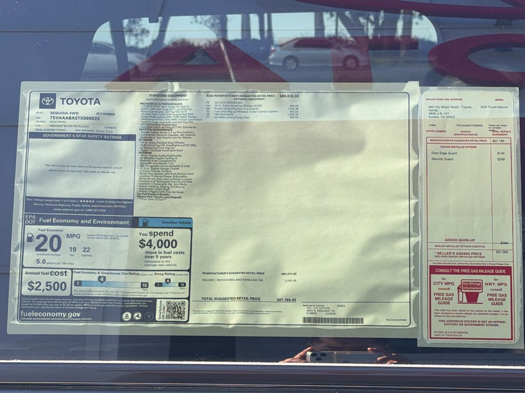 2026 Toyota Sequoia Platinum