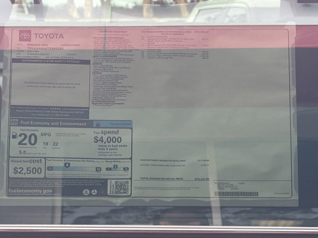 2026 Toyota Sequoia Limited