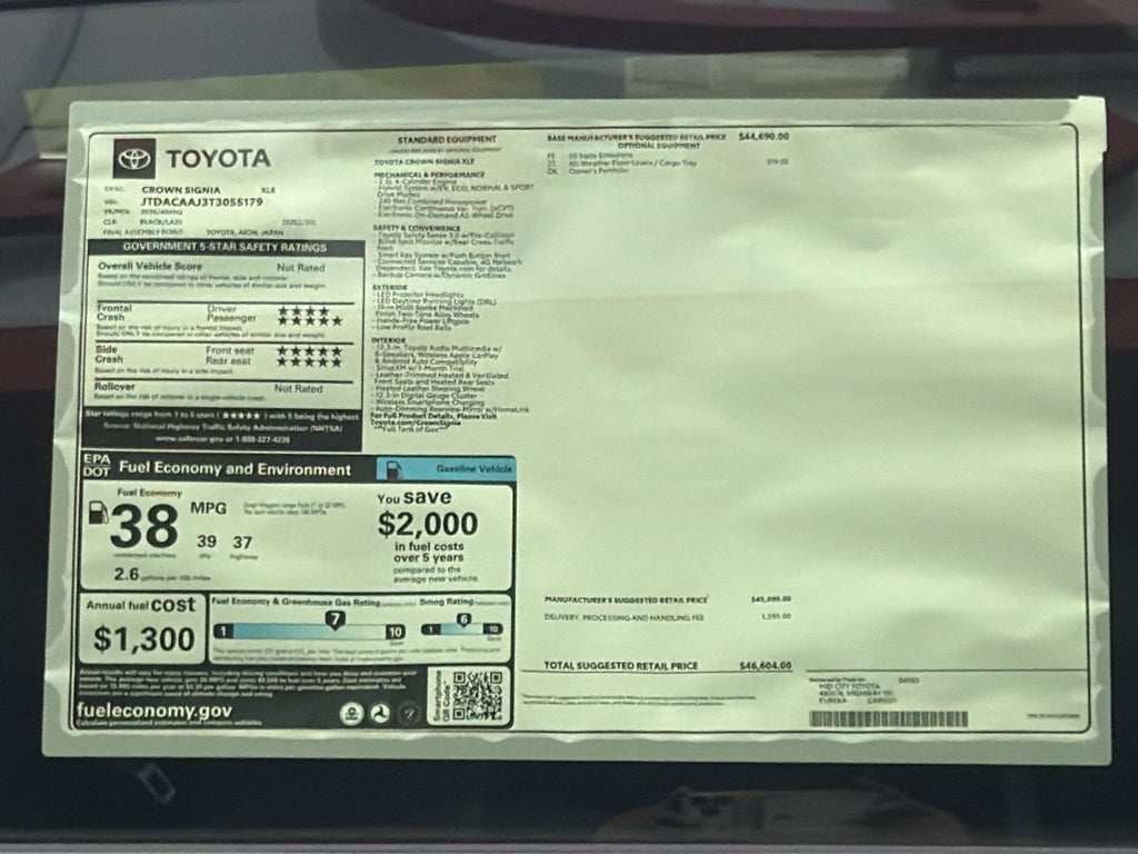 2026 Toyota Toyota Crown Signia XLE