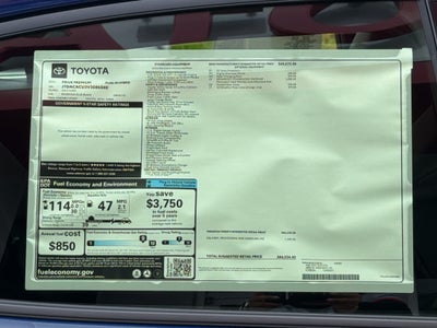 2027 Toyota Prius Plug-in Hybrid XSE Premium