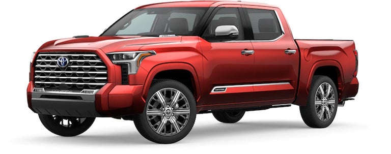 2022 Toyota Tundra Capstone in Supersonic Red | Mid-City Toyota in Eureka CA