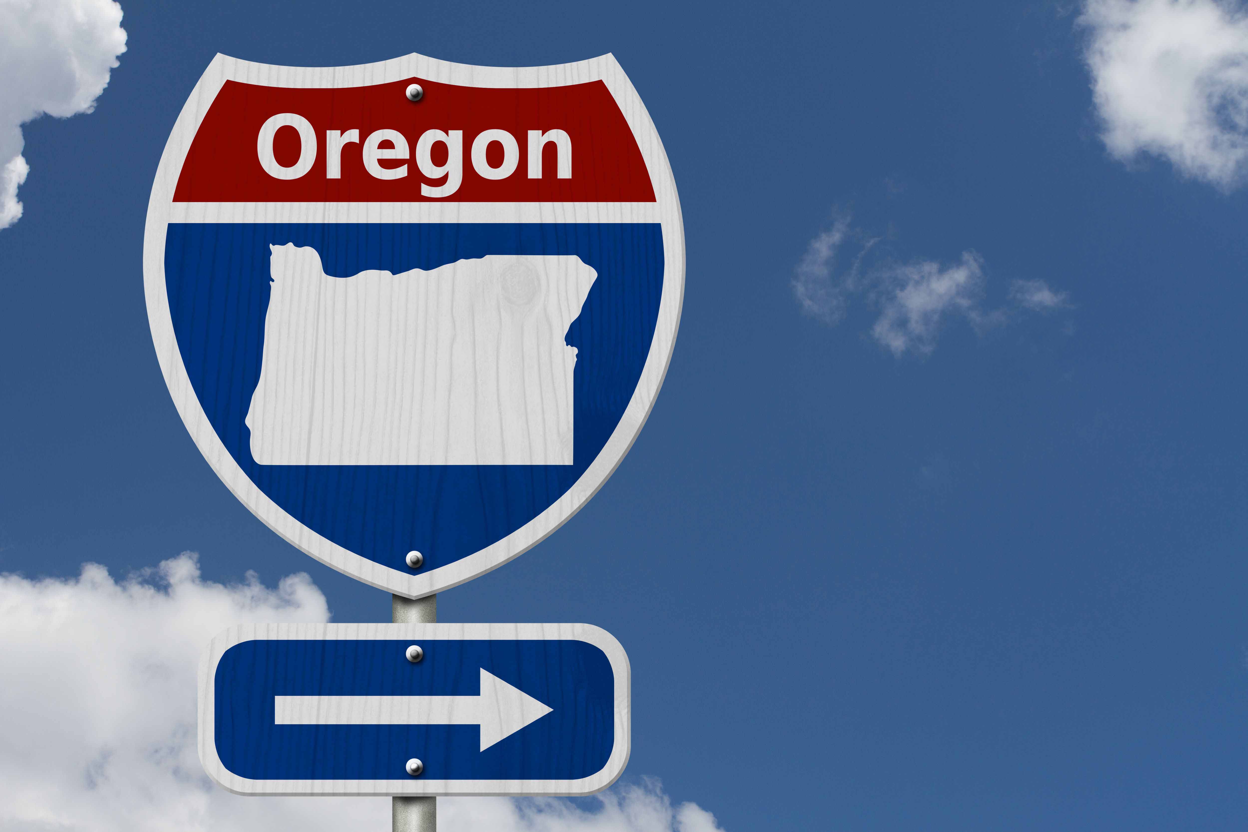 Welcome to Oregon Sign