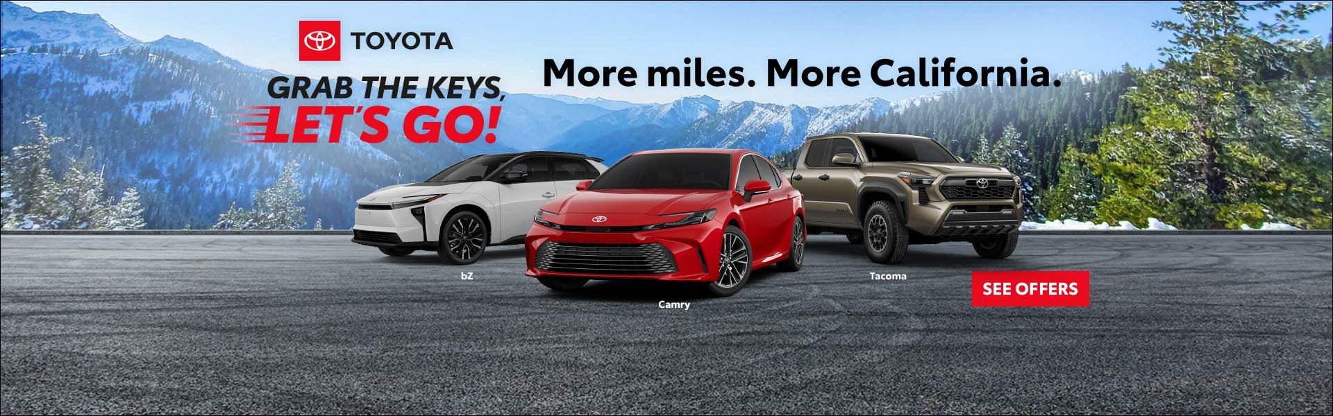 Grab the Keys Lets Go Toyota Sale